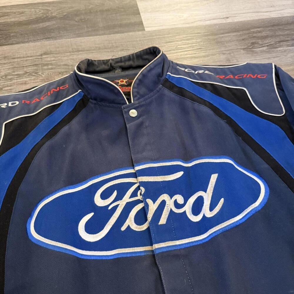 vintage JH designs ford racing bomber jacket 90s/00s XL